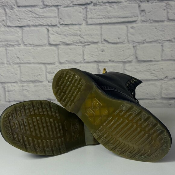 Dr. Martens 1460 8-Eye Black Vegan Boots, Women's 5 US - Picture 6 of 8